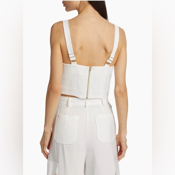 Ramy Brook Gabi Button-Front Crop Top - Picture 5 of 5